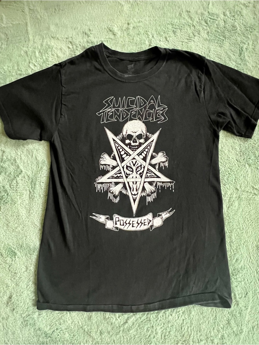 SUICIDAL TENDENCIES Black Graphic Band Tee - 'Possessed'